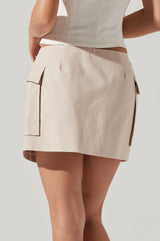 Lautner Wrap Mini Skirt