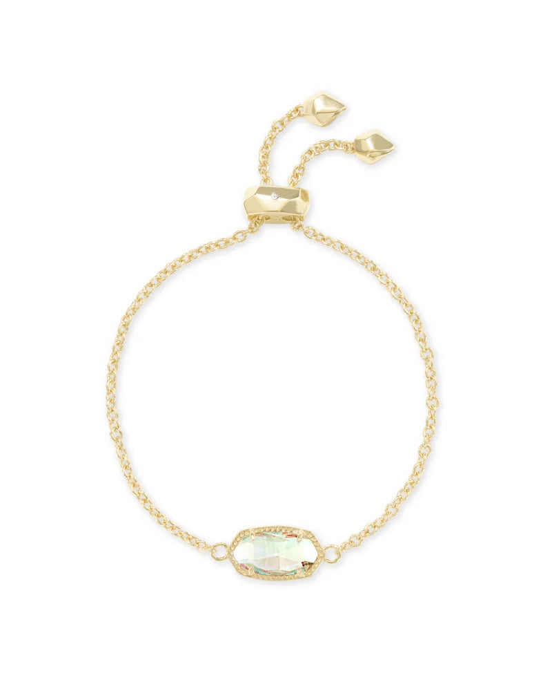 Elaina Gold Bracelet-Dichroic Glass