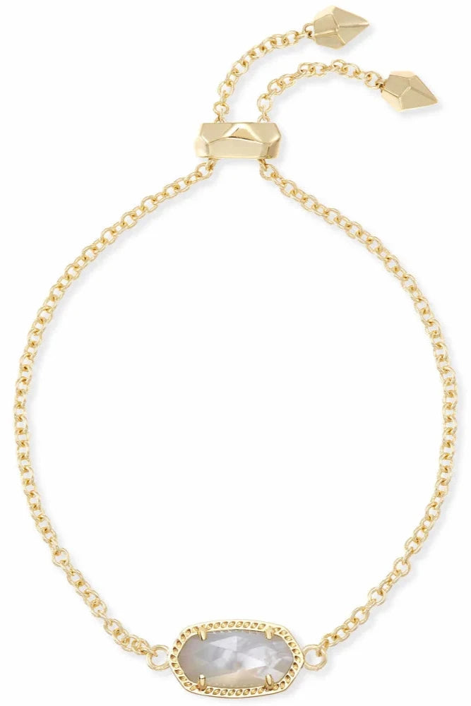 Elaina Gold Bracelet-Ivory Mother-of-Pearl