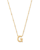 Letter G Gold Pendant Necklace