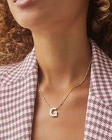 Letter G Gold Pendant Necklace