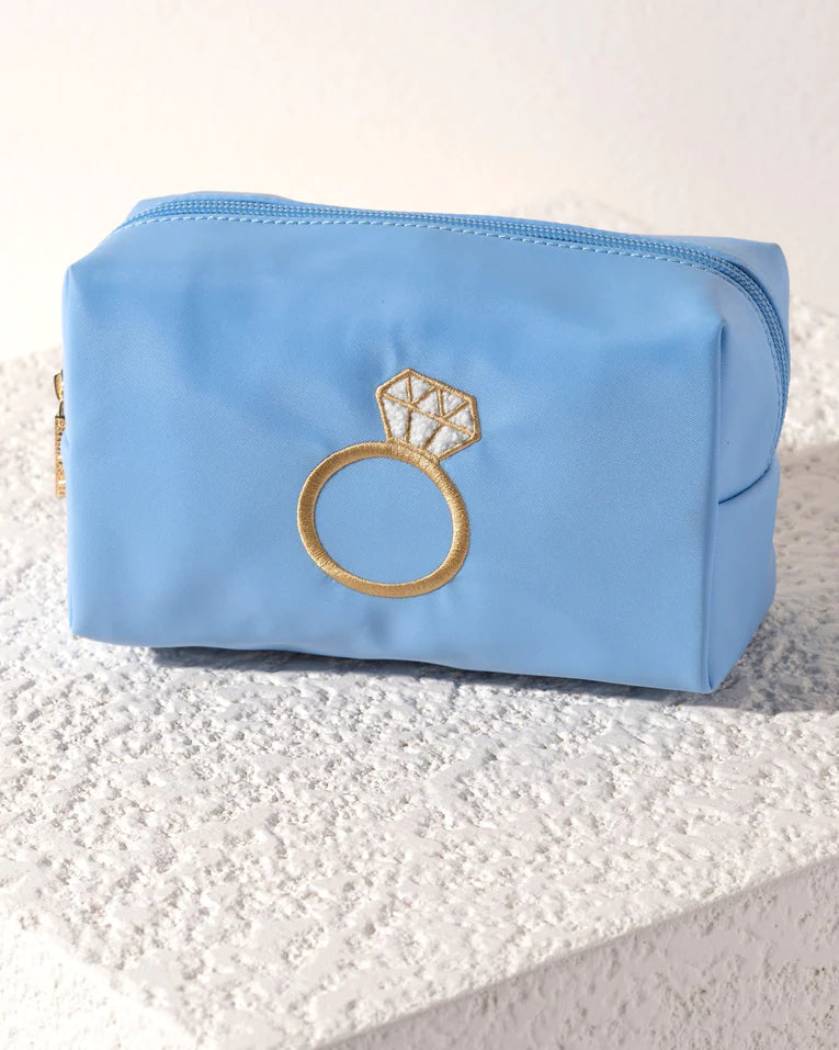 Ring Zip Cosmetic Pouch