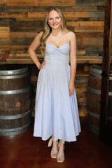Destene Midi Dress - Sky