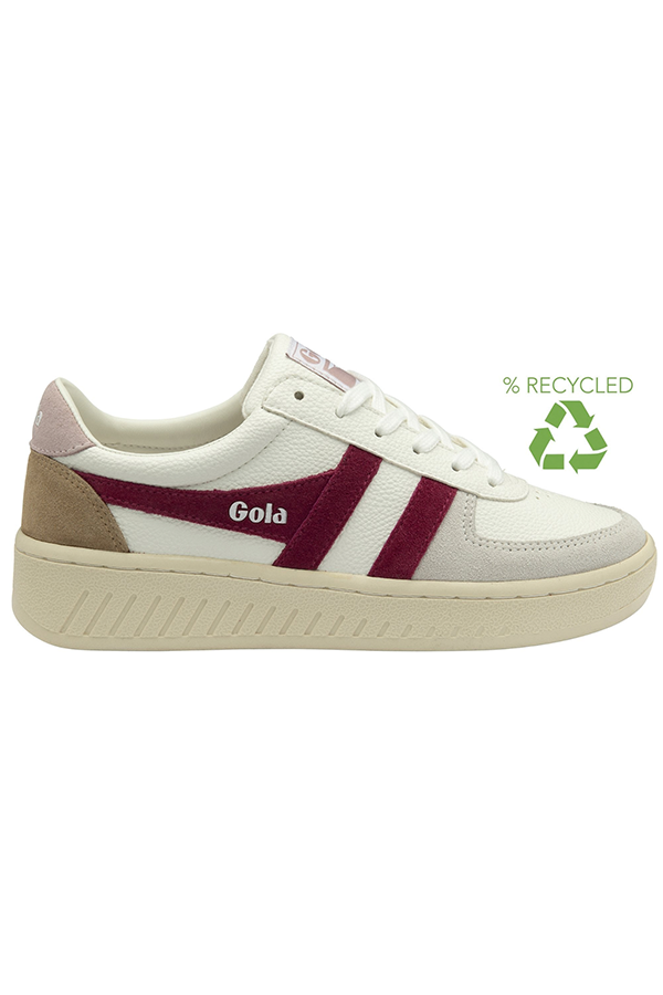 Gola Classics Women's Grandslam Trident Sneakers-White Cerise