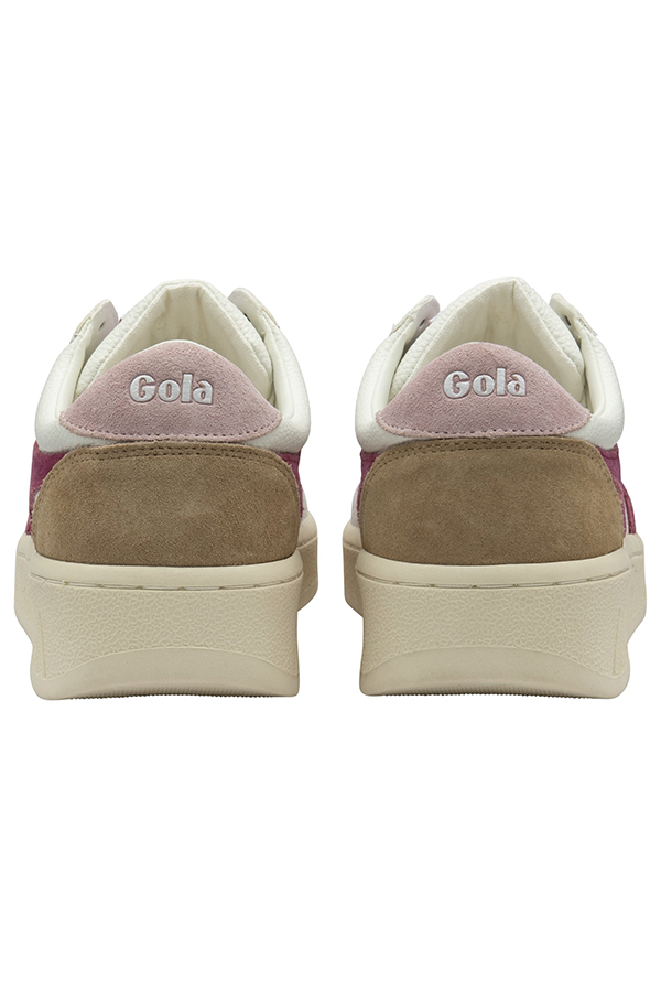 Gola Classics Women's Grandslam Trident Sneakers-White Cerise