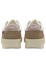 Gola Classics Women's Grandslam Trident Sneakers-White Cerise