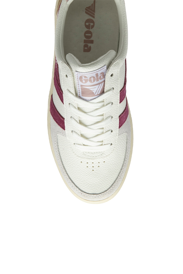 Gola Classics Women's Grandslam Trident Sneakers-White Cerise