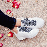 Leopard Laces - Gray