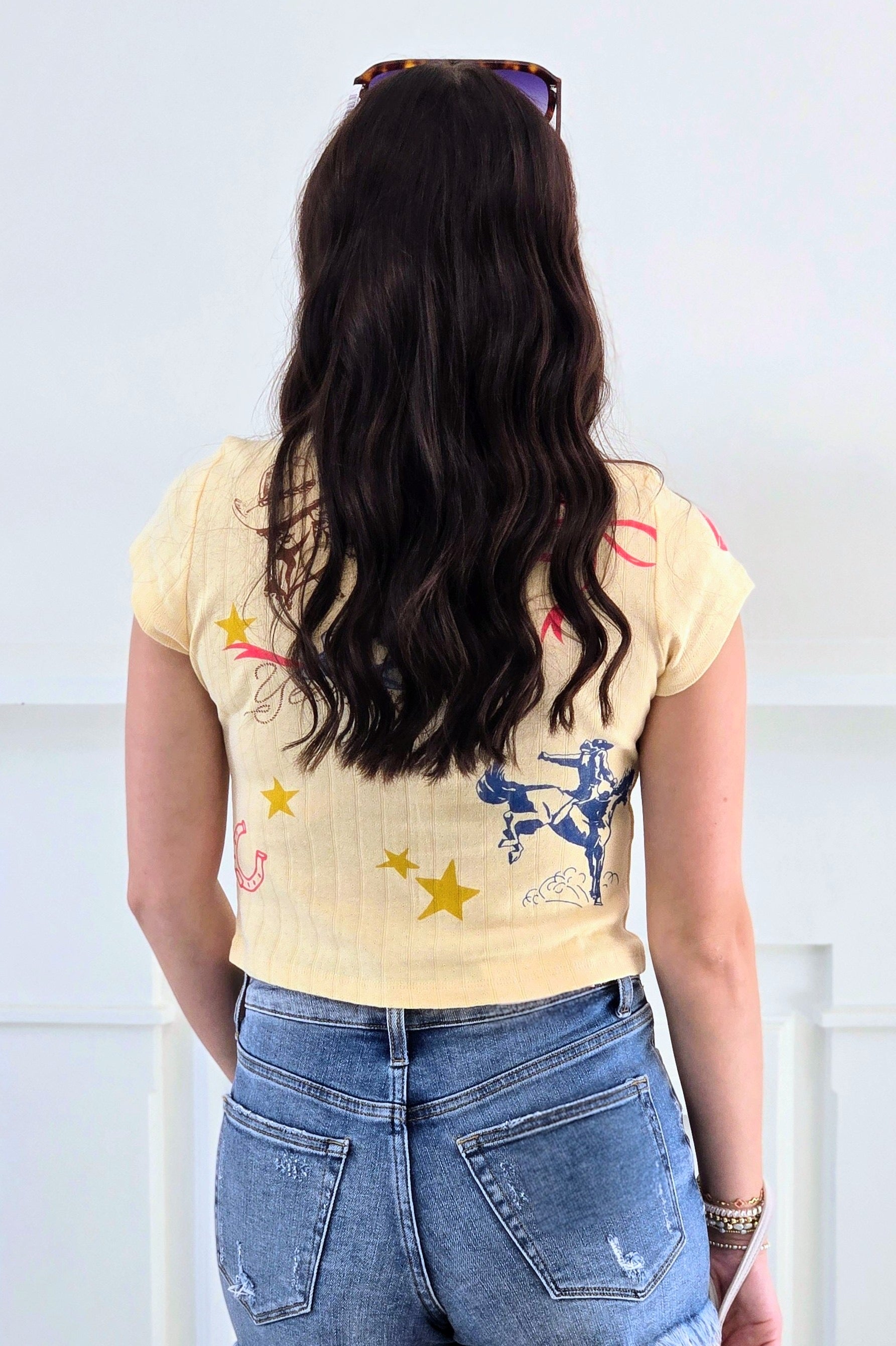 Western Flash Pointelle Tee