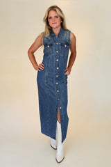 Julia Cardigan Denim Dress