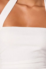 Tate Knit Ruched Halter Top