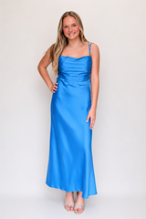 Antlia Turquoise Maxi Dress