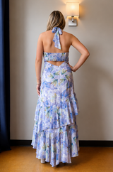 Bethina Floral Halter High-Low Dress by ASTR the Label