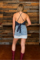 Shaniya Bandana Halter Top by ASTR the Label