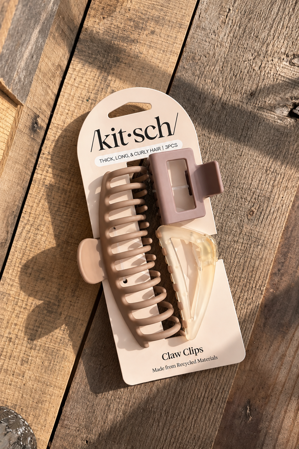 Recycled Plastic Assorted Claw Clips