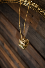 Mallory Rose Gold Locket Short Pendant Necklace