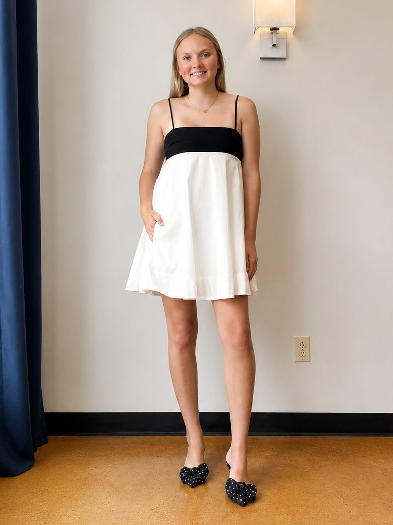 Girasol Spaghetti Strap Mini Dress