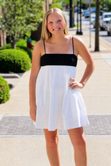 Girasol Spaghetti Strap Mini Dress
