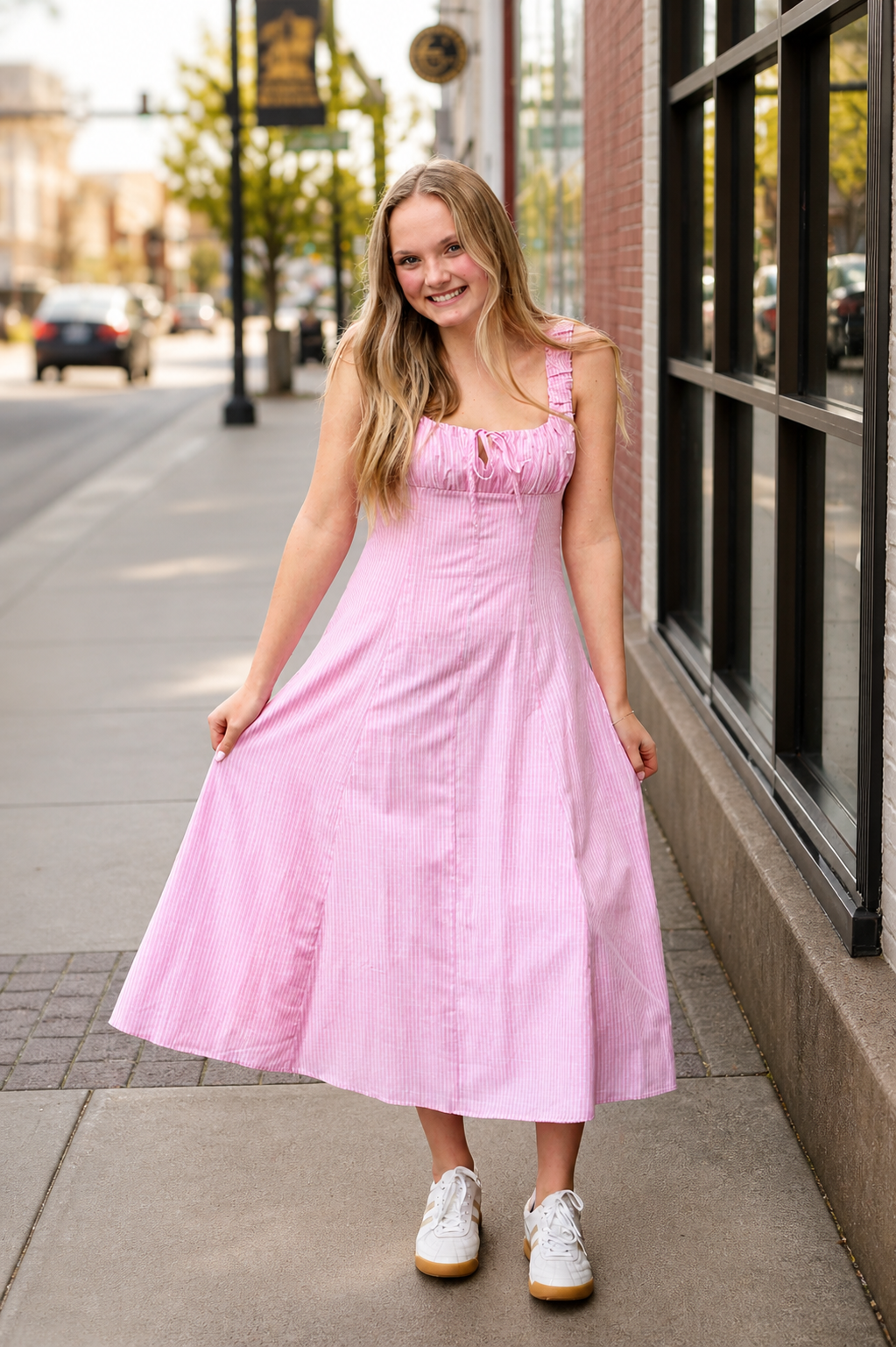 Rosie Stripe Tova Dress