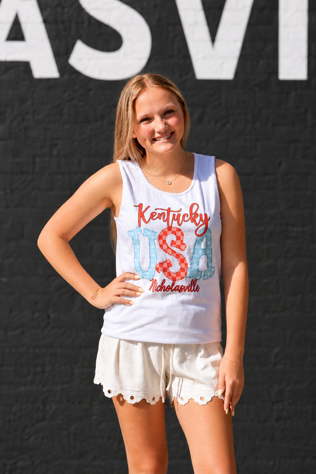 Nicholasville Kentucky USA 4th of July Graphic Tank