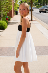 Girasol Spaghetti Strap Mini Dress