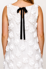 Floria Rose Appliqué Mini Dress