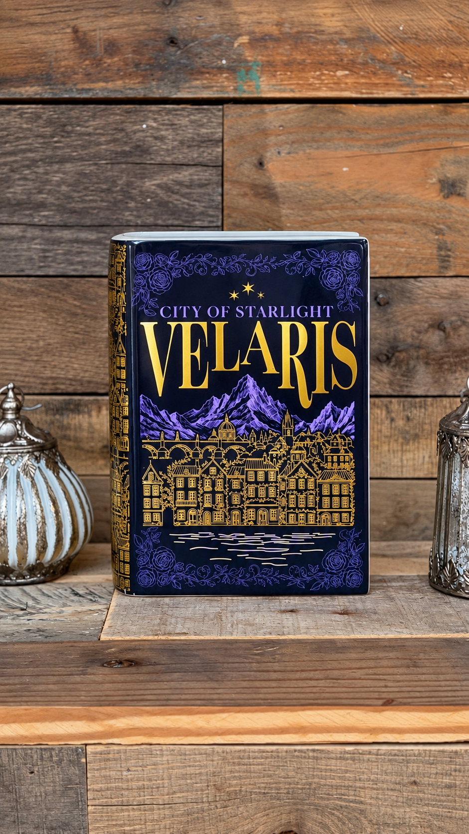 Velaris Night Court Large Book Vase