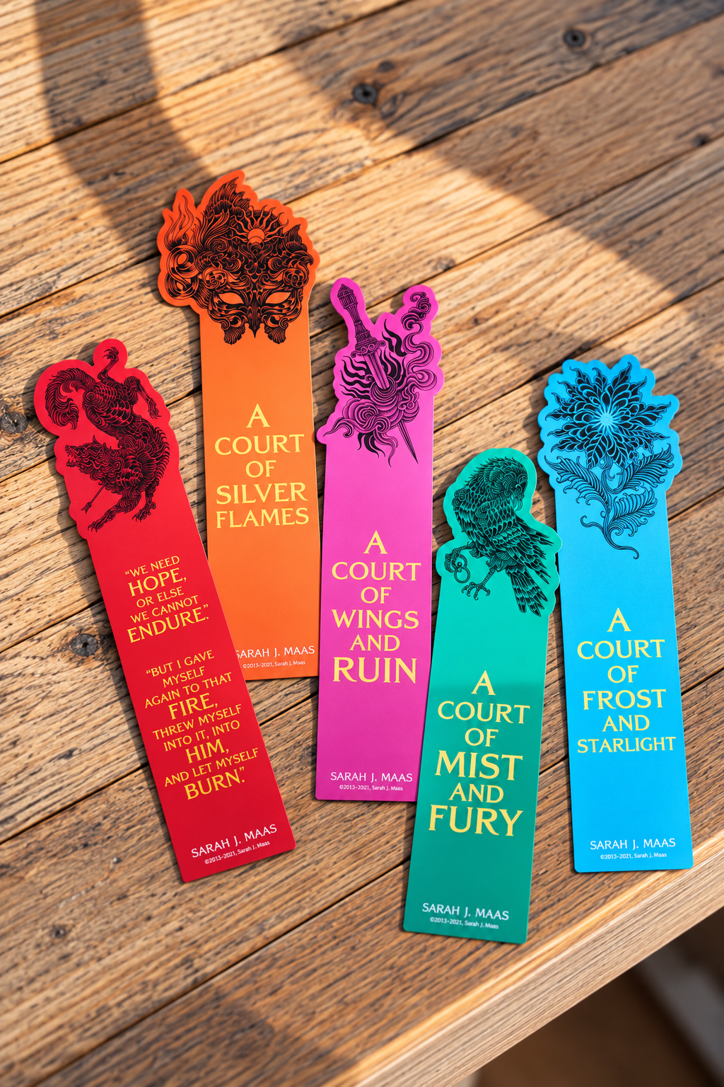 A Court of Thorns and Roses Bookmark Set