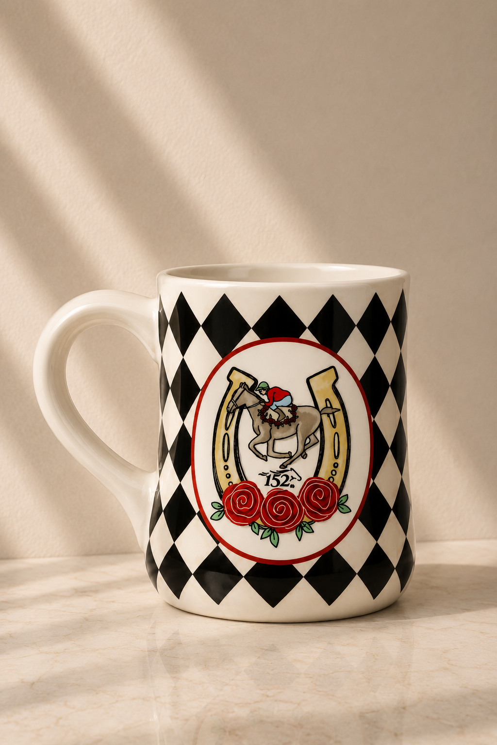Derby Checkered Mug
