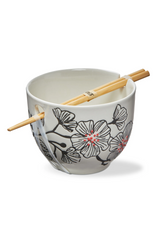 Osaka Noodle Bowl with Chopsticks