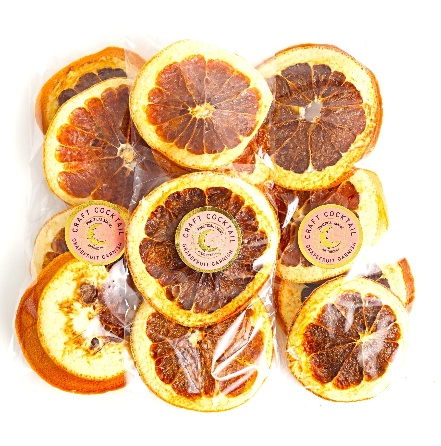 Dried Grapefruit Garnish