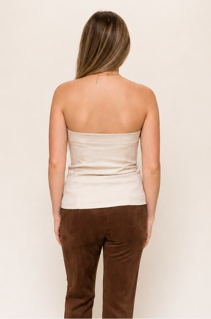 Grainge Strapless Top