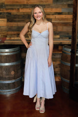 Destene Midi Dress - Sky