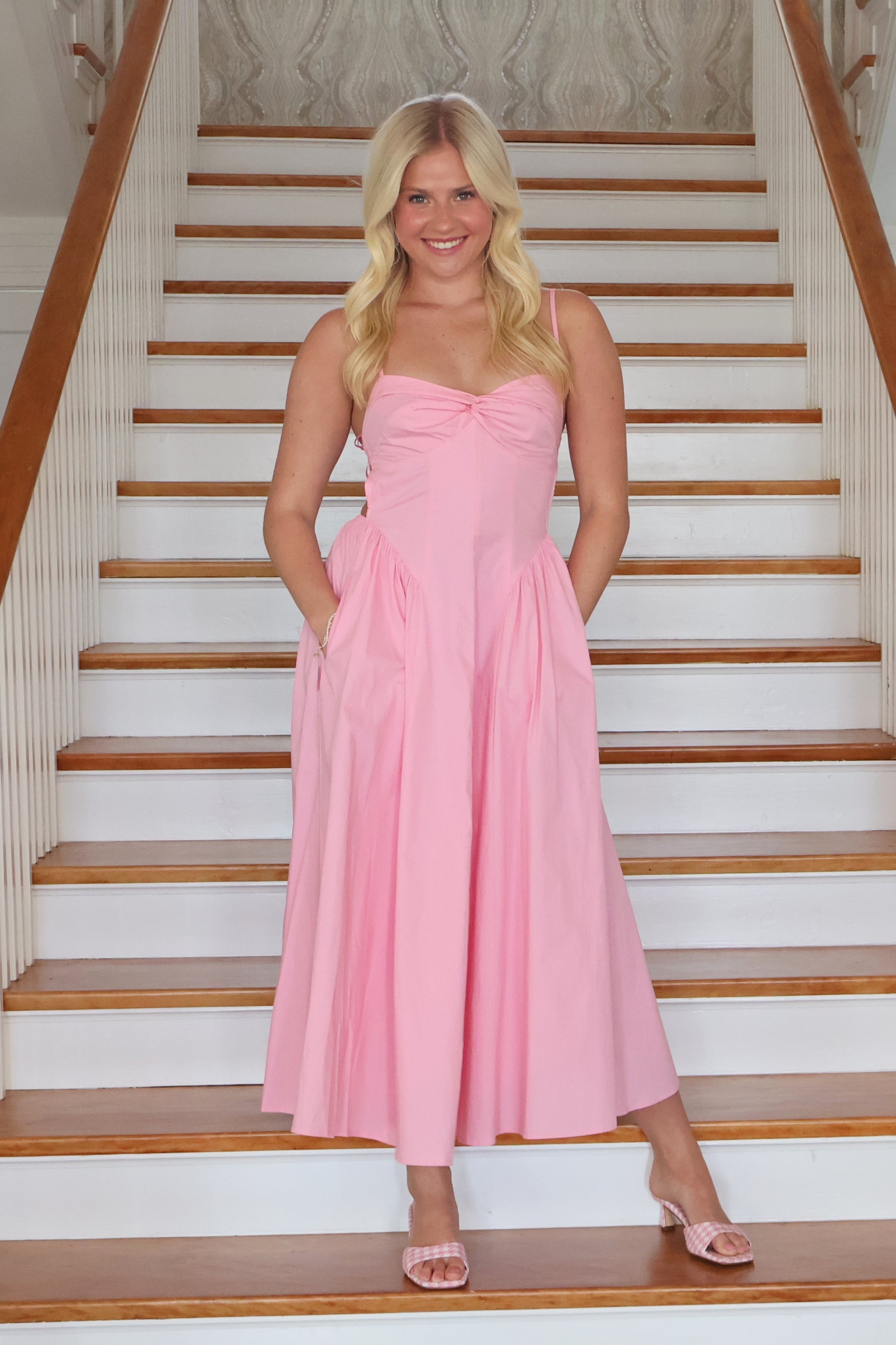 Destene Midi Dress-Bon Bon