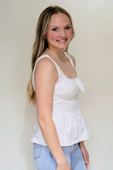 Halen Sleeveless Peplum Top