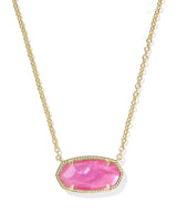 Elisa Gold Short Pendant Necklace