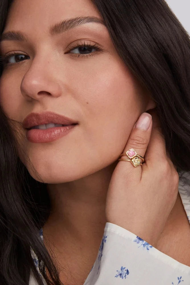 Mallory Rose Gold Ring Set