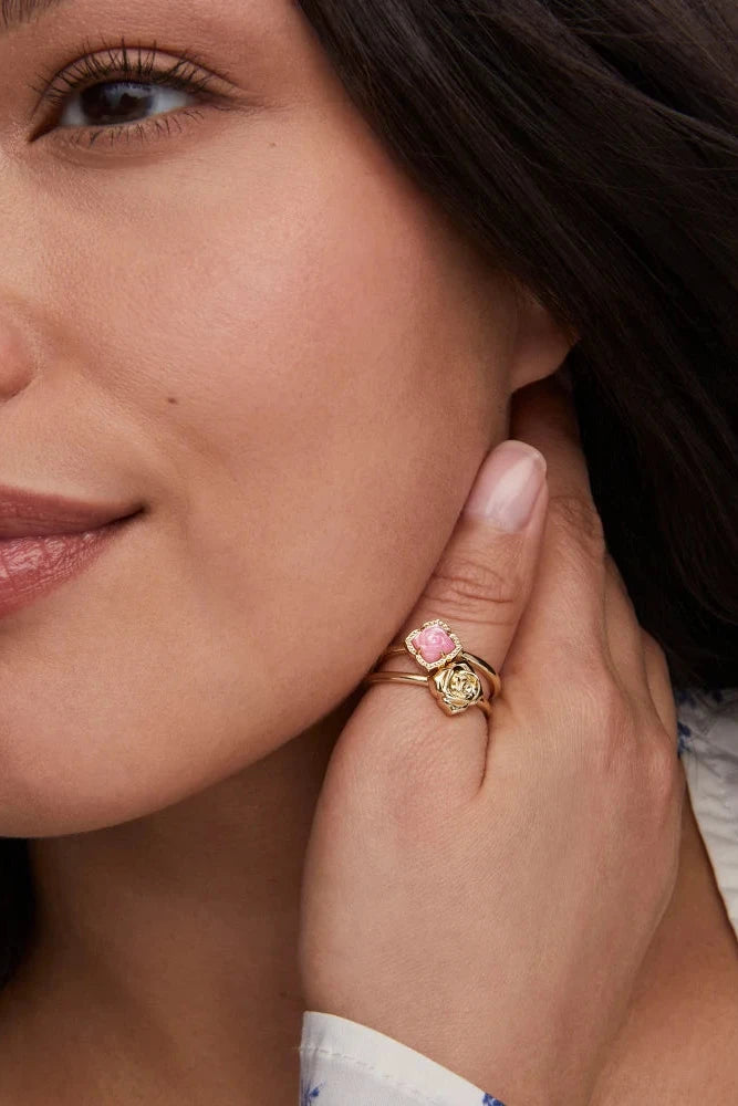 Mallory Rose Gold Ring Set