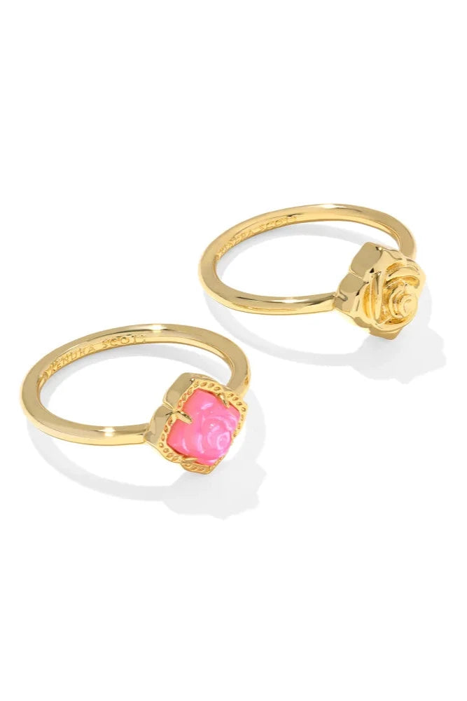Mallory Rose Gold Ring Set