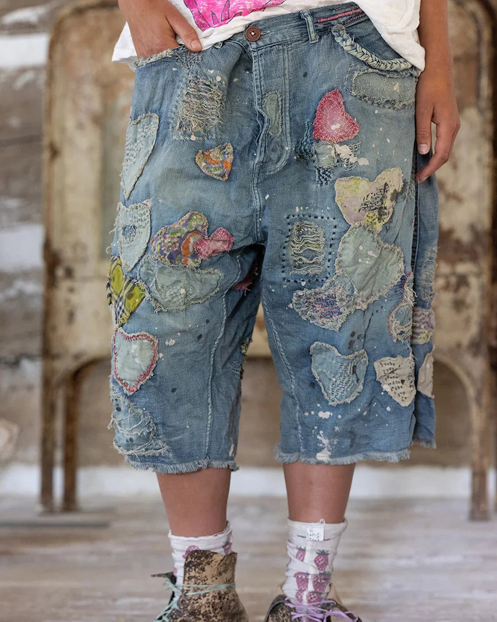 I Heart You Miner Shorts-068