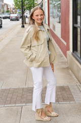 Noa Cropped Trench Coat