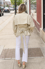 Noa Cropped Trench Coat