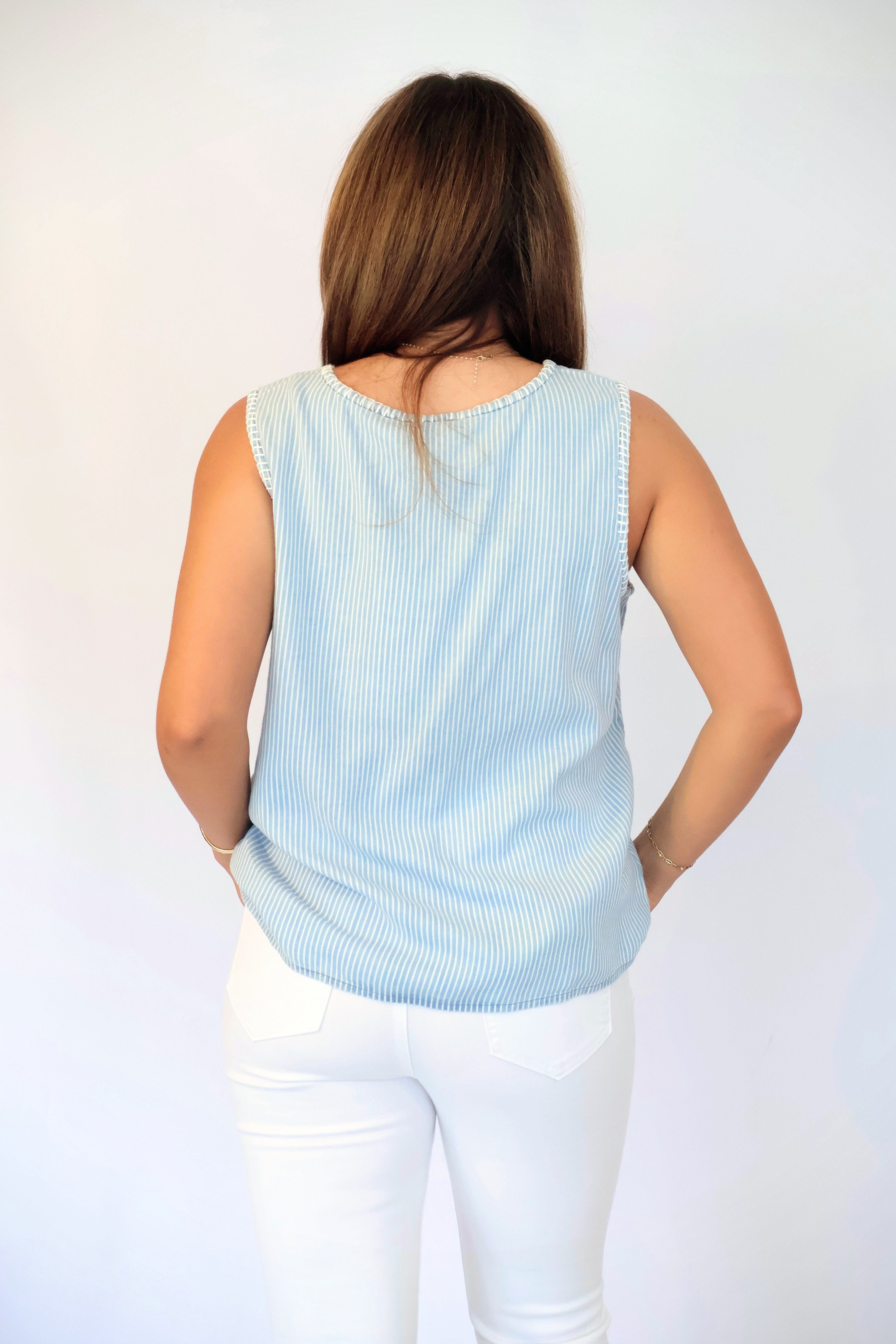 Ellis Blanket Stitch Top