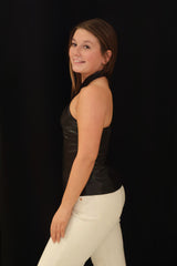 Yaritza Faux Leather Top