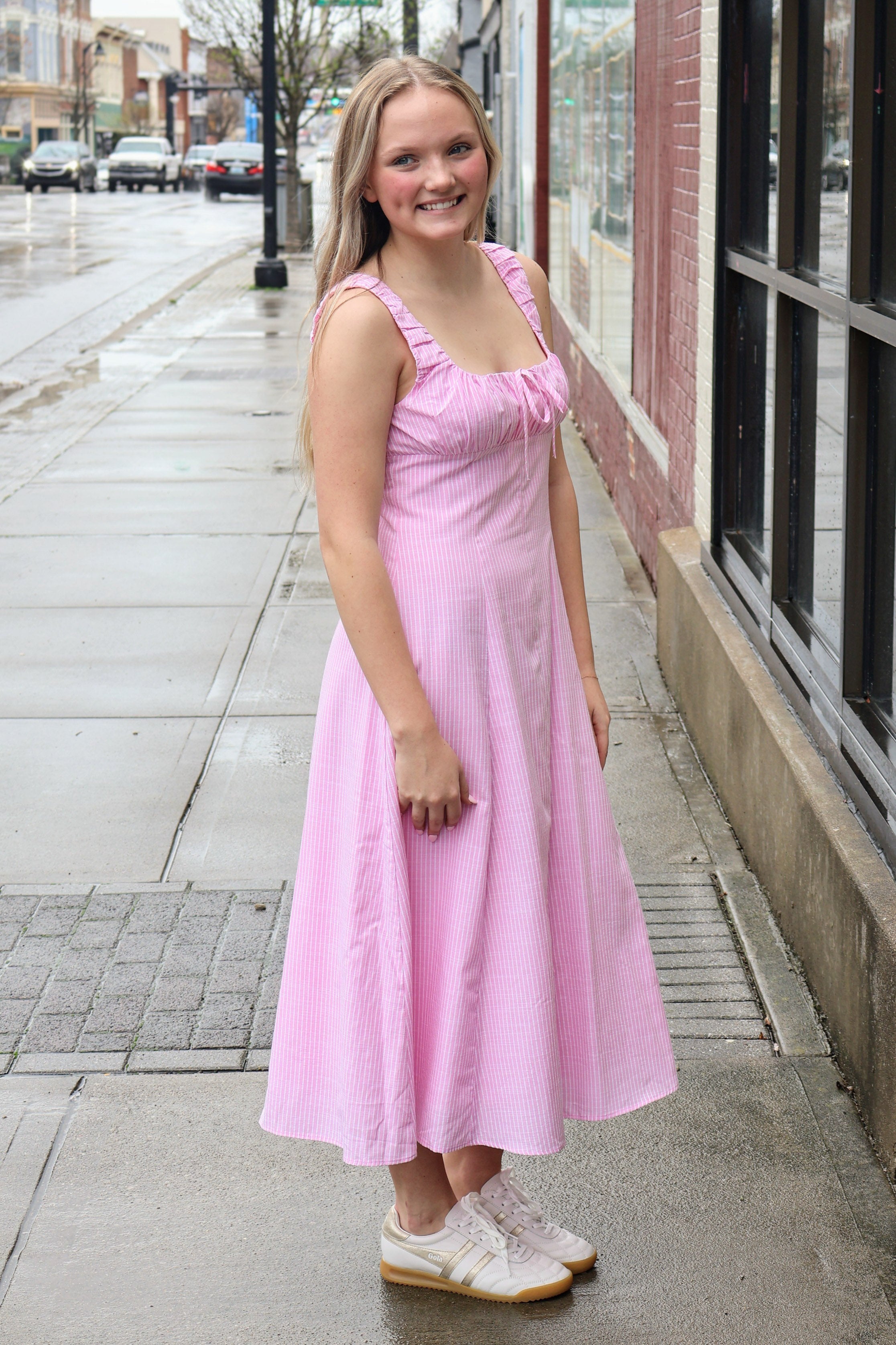 Rosie Stripe Tova Dress