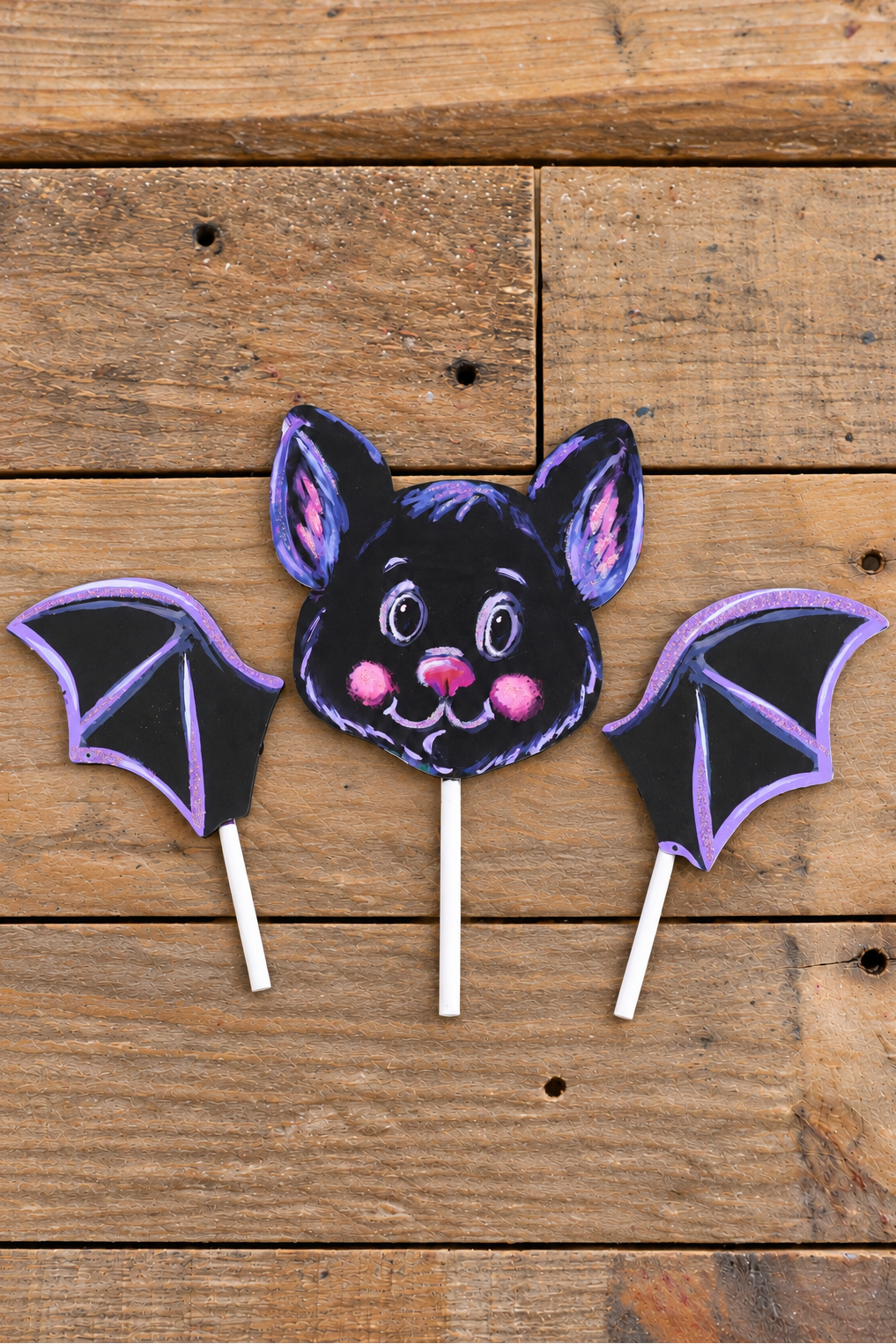 Sweet Bat Pumpkin Parts (Set of 3)