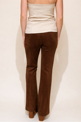 Paityn Suede Boot Leg Pants