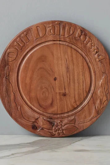 Vintage English Bread Board - Natural Wood
