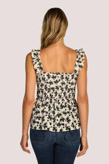 Ruffled Peplum Top