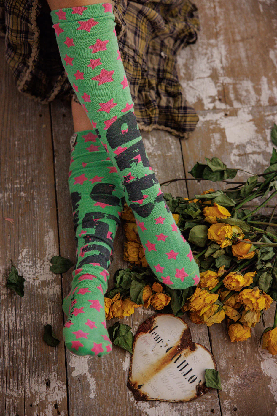 Magnolia Pearl Star OTK Socks 168